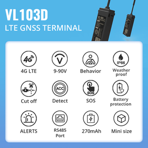 吉米VL103D IP66防水驾驶行为远程燃油切断汽车全球定位系统跟踪装置12伏地球技术跟踪器全球定位系统定位器 - Product Image 3