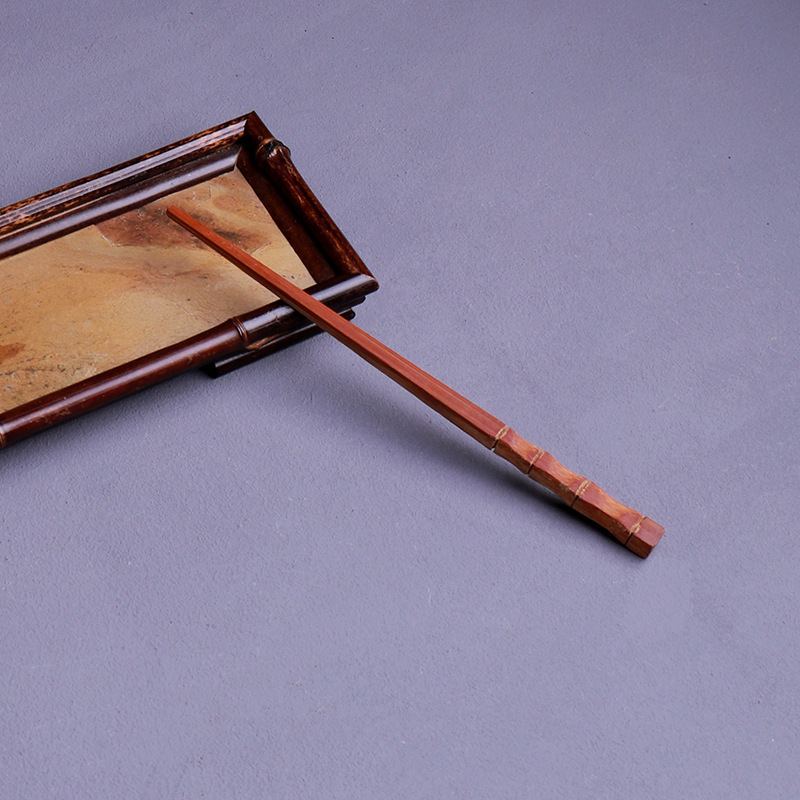 Square bamboo-shaped tea needle