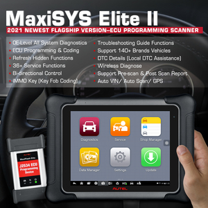 Autel MaxiSys Elite II Elite2 J2534 Vehicle Diagnostic Machine for All Cars ECU <strong>Programming</strong>&amp;<strong>Coding</strong> PK autel Mk808s MK908P <strong>m</strong> - Product Image 3