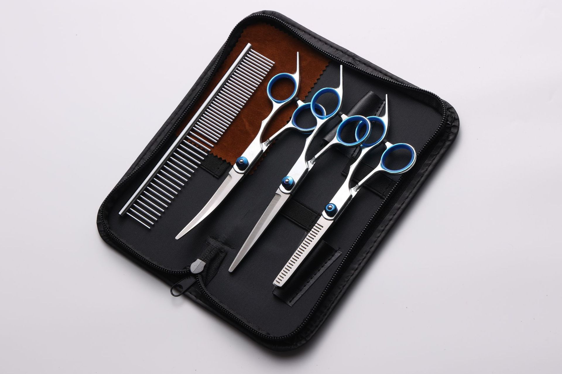Set da 6 pezzi: cappuccio blu, anello, lucidatura, levigatura, acciaio 3Cr13