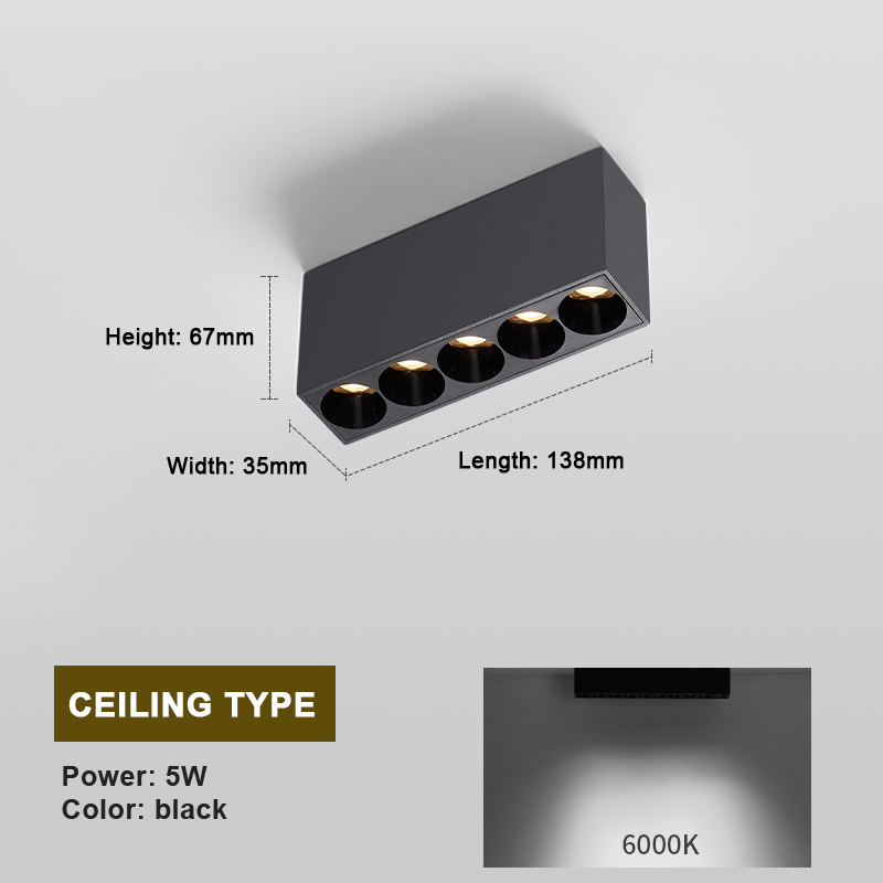 Black 5W 6000K (US 18.59)