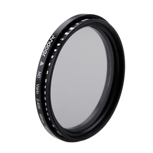 Andoer <strong>49mm</strong> ND Fader Neutral Density Adjustable ND2 to ND400 Variable <strong>Filter</strong> for Canon Nikon DSLR Camera - Product Image 1