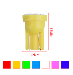 1 adet T10 1206 8SMD LED genişliği gösterge ışığı W5W sürüş ışık park lambası kama ampul otomatik pano gösterge lambaları - Product Image 2