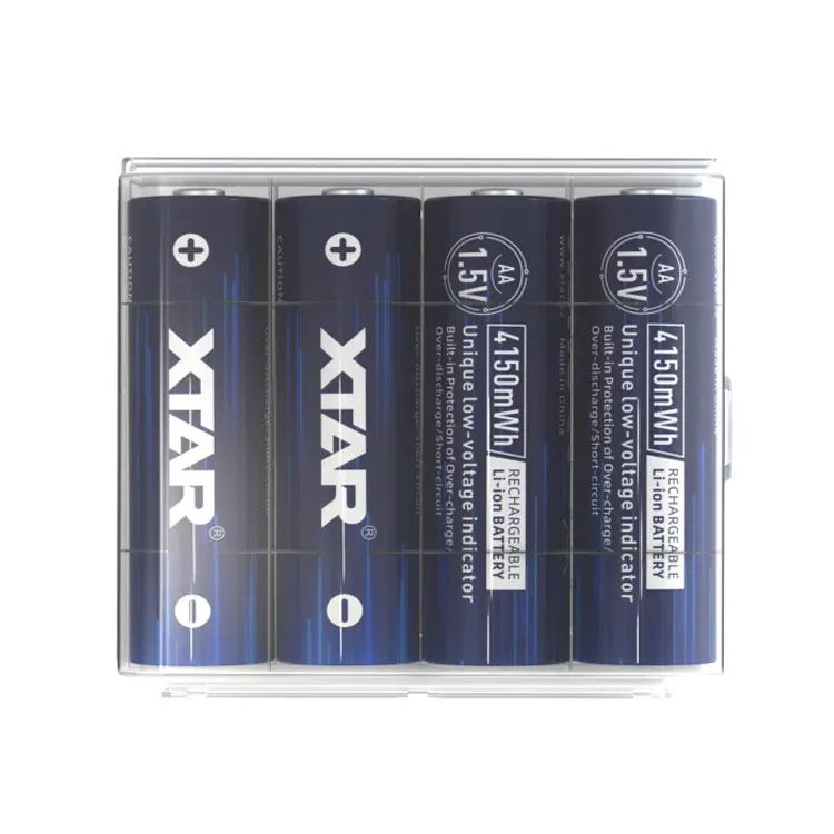 XTAR 4150mWh pilas AA de alto rendimiento recargable двойные AA 1,5 v li-ионные аккумуляторные батареи AA 1,5 v литий-ионная аккумуляторная батарея