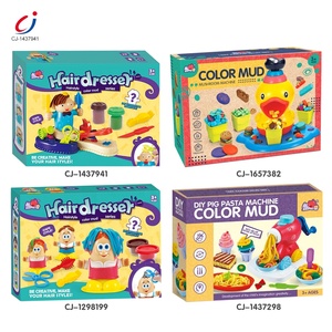Eğitici oyuncaklar saç el yapımı plastik kil Playdough polimer oyuncak, Mlti fonksiyonlu Diy saç Salon kuaför çamur renk kil - Product Image 6