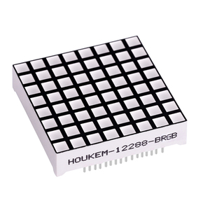 Matrice di punti quadrati da 1.2 pollici 8x8 matrice led tricolore rgb 3mm modulo display a led matrice di punti - Product Image 1