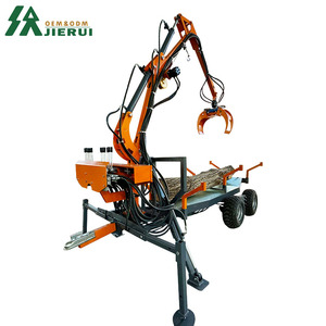 El precio más barato vagón de carga de madera forestal con pinza ATV cargador de madera forestal para Tractor/granjas/grúa de remolque de troncos Const - Product Image 5