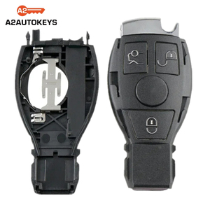 Mercedes Benz yıl 2000 için A2AUTOKEYS + orijinal NEC ve BGA 3 düğmeleri destekler 315/433 MHZ akıllı uzaktan araba anahtarı - Product Image 3