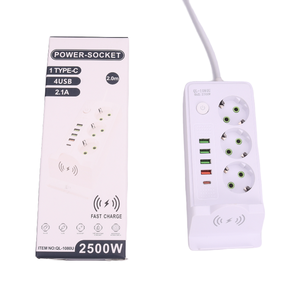 Opción de carga profesional Uso de oficina Extensión de toma de corriente USB con toma múltiple para oficinas - Product Image 3