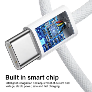 1m 2M PD 60W USB C đến C Cáp sạc nhanh cáp dữ liệu cho Apple 15 16 dây điện thoại cho <span class=keywords><strong>iPhone</strong></span> sạc Cổ Phiếu lớn - Product Image 6