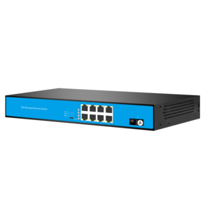 Oem/odm A-end 9พอร์ตกิกะบิตอีเธอร์เน็ตสวิตช์โหมดเดียวไฟเบอร์เดี่ยวจัดการ L2WEB POE QoS SNMP สวิตช์ POE องค์กร - Product Image 1