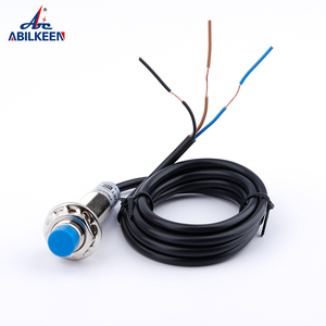 Sensor inductivo de detección, interruptor electrónico de proximidad NPN de 6V-36V de CC, 4mm de distancia y 12mm de apertura normal