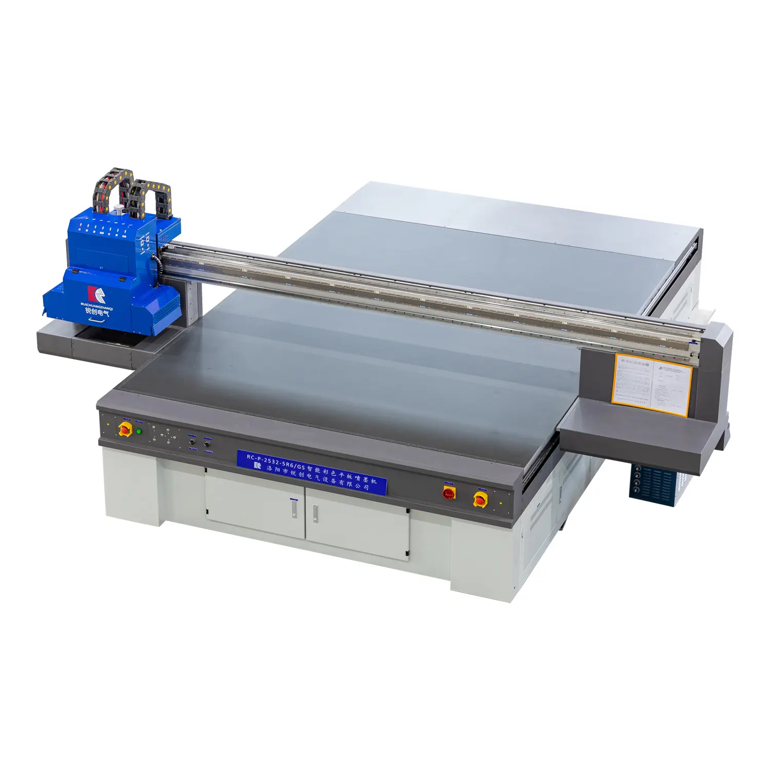 Equipo de impresión de inyección de tinta de panel plano 3D automático industrial con varias plataformas de trabajo