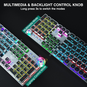 Venta caliente T-WOLF T30 Teclado mecánico recargable tipo C con tres modos inalámbrico/BT/cableado Teclado para juegos con retr - Product Image 4