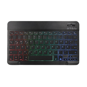 Su misura Mini BT tastiera Wireless RGB retroilluminazione tastiera per Tablet ricaricabile tastiera e Mouse per il telefono cellulare portatile - Product Image 2