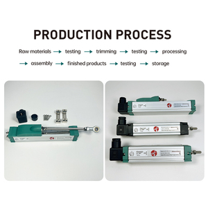 Sensor de desplazamiento lineal IP65 de alta precisión 50-1250mm ± 0.05% linealidad 4-20mA/0-10V Salida para mediciones de ángulo de posición - Product Image 6