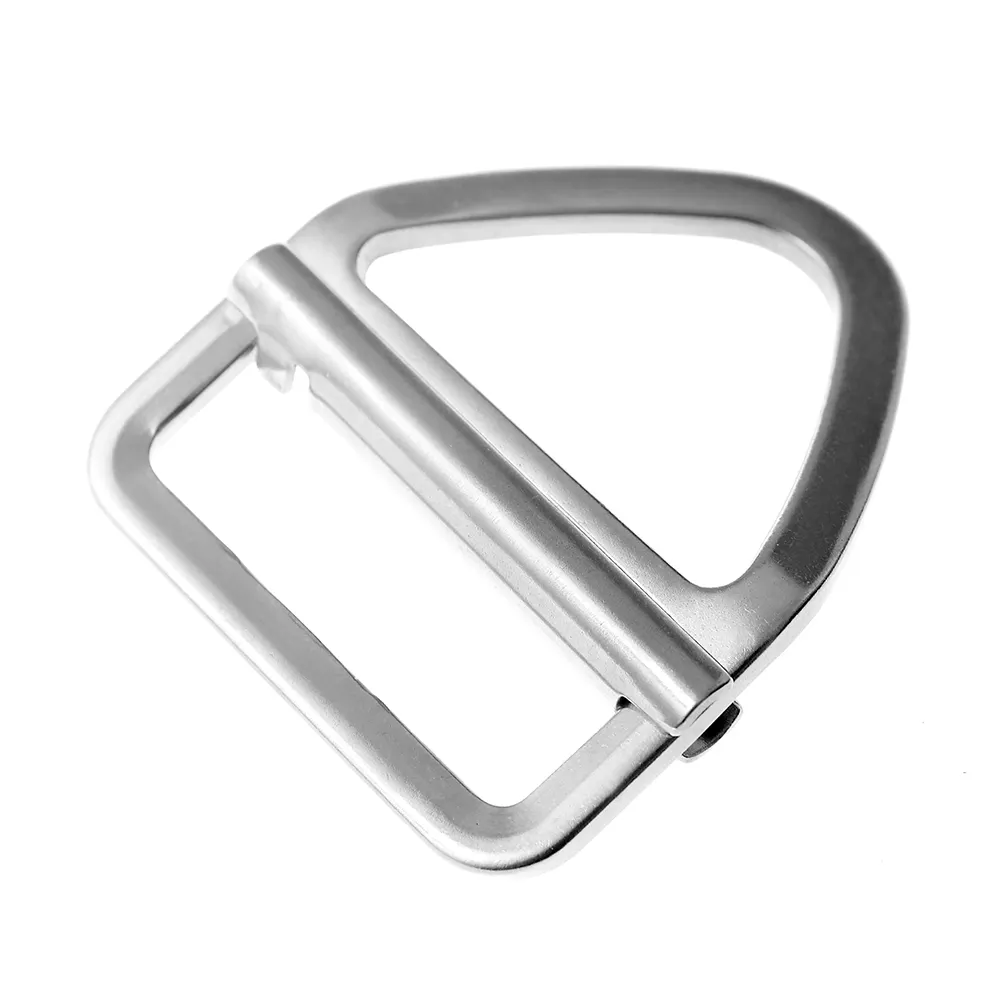 Customized according to the drawing 38mm metal natural color stainless steel fire respirator accessory BRA buckle