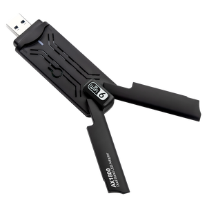USB3.0 WiFi 6适配器1800双频无线网卡802.11AX AX1800 2.4G 5GHz USB兼容Win7 10 11 LAN RTL8832AU - Product Image 2