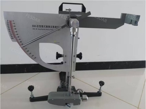 Verificador manual do coeficiente da fricção do pêndulo para medir a resistência do deslizamento de superfície em materiais do pavimento, da telha, e do assoalho