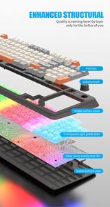 Factory Wholesale K82 Wired Gaming <strong>Keyboard</strong> Colorful RGB Knob 94 Key <strong>Keyboard</strong> - Product Image 6