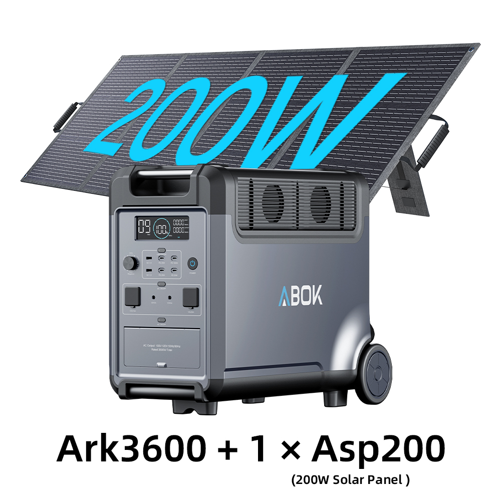 Ark3600 with 1 Asp200 200W Panel