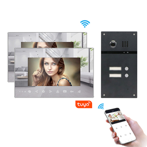 Sistema di videocitofono ip a 2 fili per lavori in appartamento con l'app tuya. Telecomando