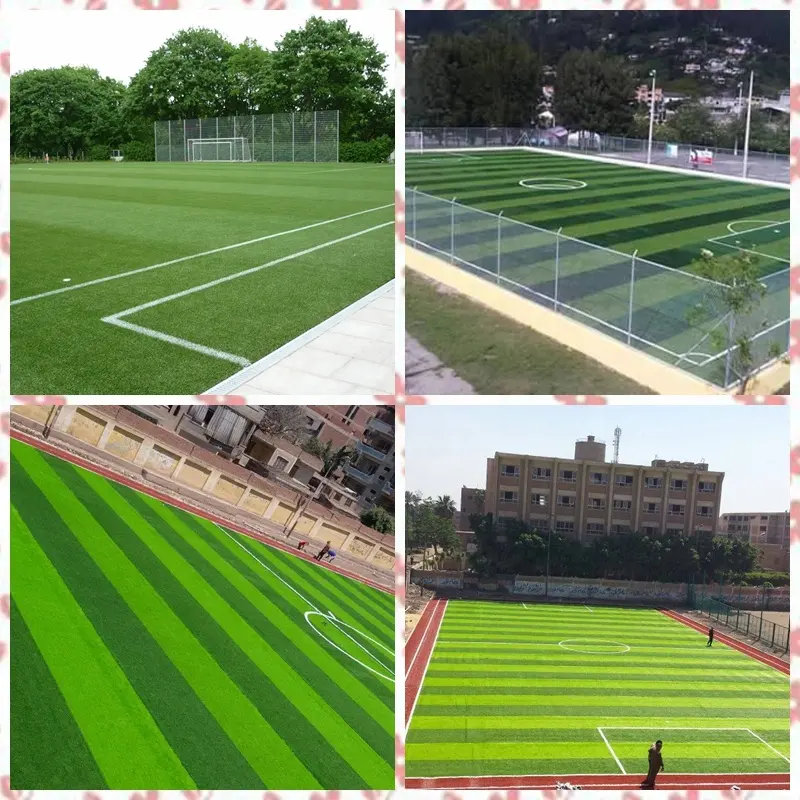 12000 DTEX erba sintetica tappeto erboso/campo di calcio in erba artificiale tappeto erboso di calcio a buon mercato erba