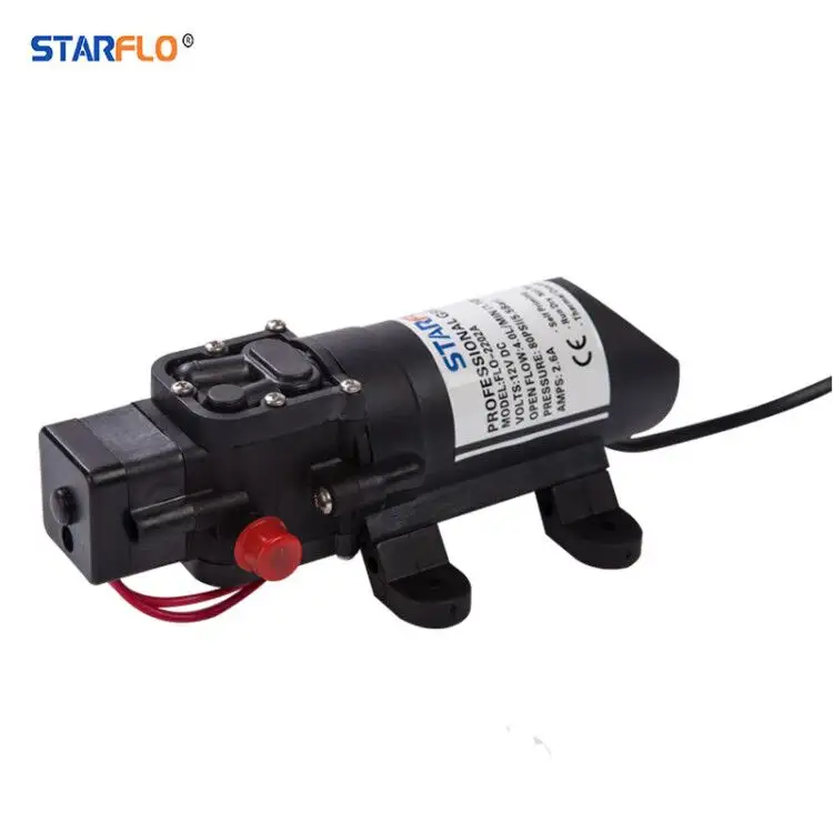 STARFLO Pompa Air Dioperasikan Baterai, FLO-2202A RV Laut 12V DC 80Psi/Pompa Air 12V Dc Terbaik