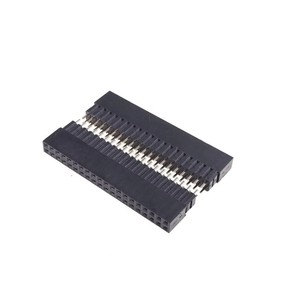40 Pin 2.54mm Pitch Dual Spacer Receptacle Socket GPIO Header für Raspberry Pi A +/B +/Pi 2/Pi 3 - Tall 2x20 Female Header DIP