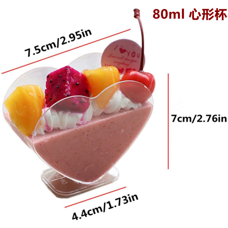 22nd connected double-heart cup
