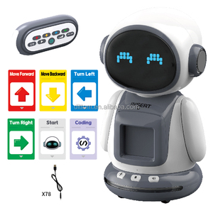 Robot lector de tarjetas educativo interactivo 2,4G RC Robot de lectura de programación inteligente con luces y sonido - Product Image 6