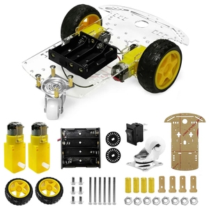 Neues Motor Smart Robot Car Chassis Kit Geschwindigkeit geber Batterie kasten 2WD Für Arduino Diy Kit - Product Image 5