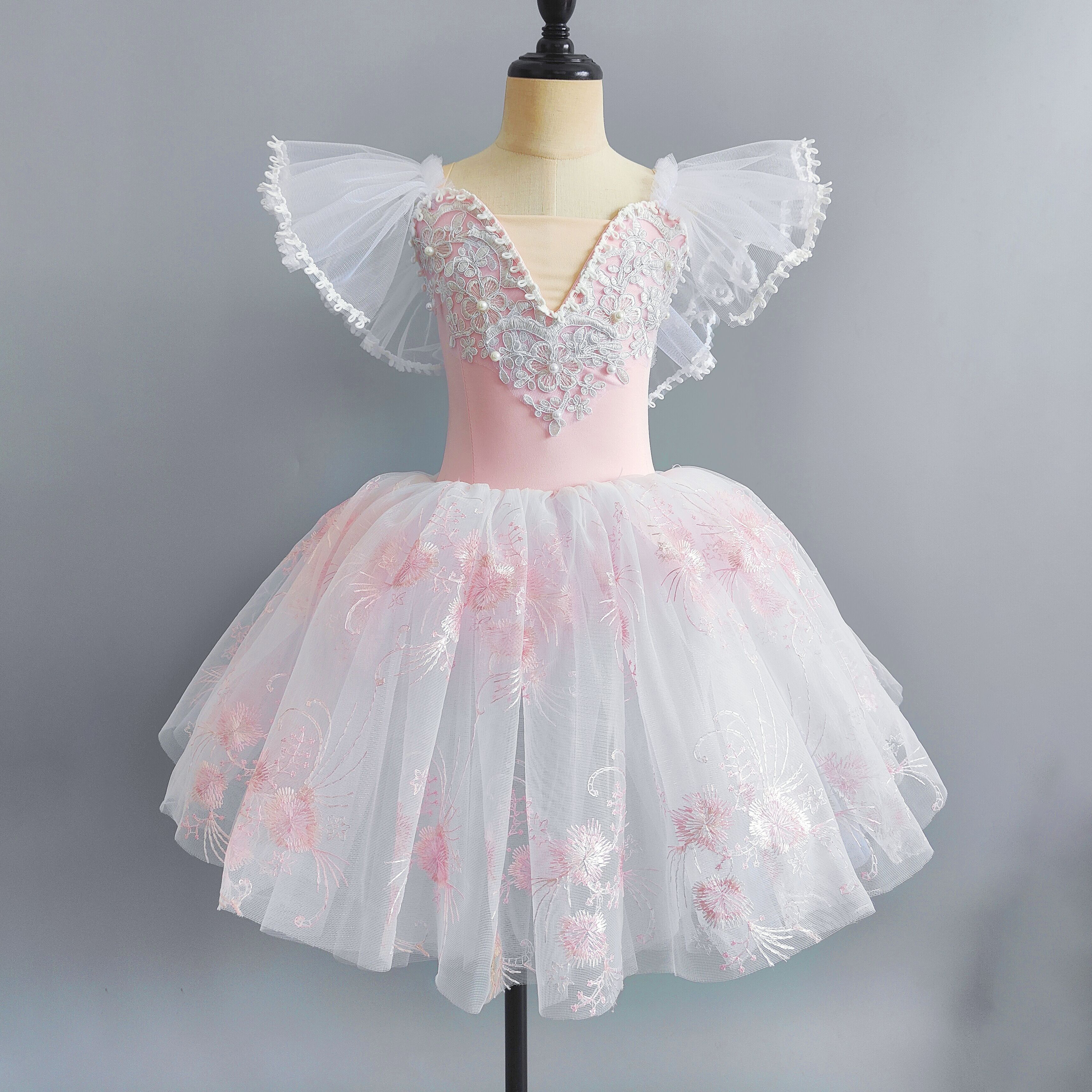 Mots de fleurs-rose clair
