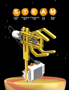 420 piezas programación Robot bloques de construcción juguetes conjunto ciencia e ingeniería aprendizaje para niños juguetes educativos de energía