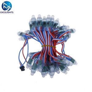 Commercio all'ingrosso RBG Led Pixel Light programmabile DC5V LED Module ws2811 12mm impermeabile Smart Pixel Christmas Light