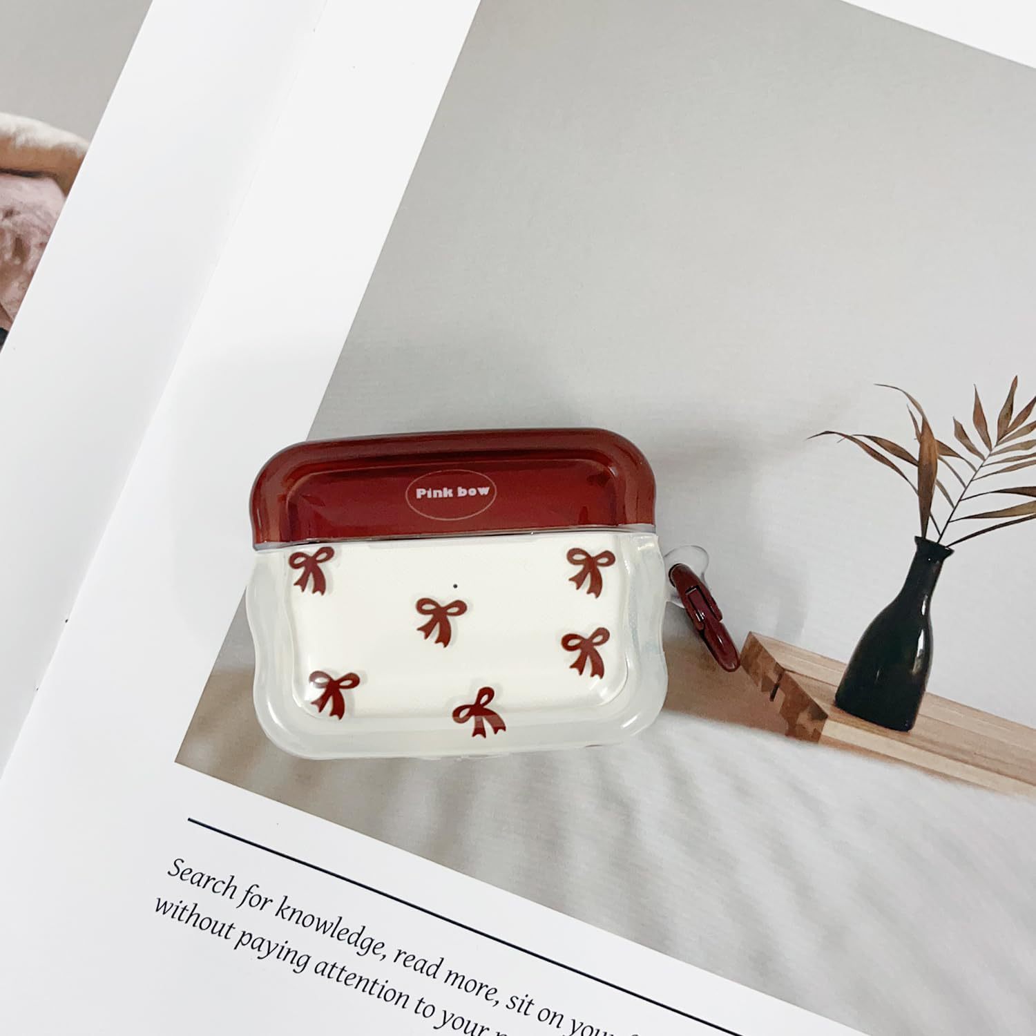 Brown Bow Circle (Double-sided Pattern)