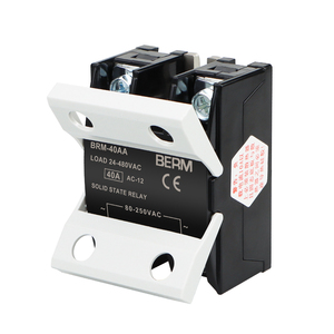 Cao cấp màu đen và trắng đôi bên vỏ sò trạng thái rắn tiếp sức SSR-25AA 40aa 10aa giai đoạn duy nhất tiếp sức SSR - Product Image 6