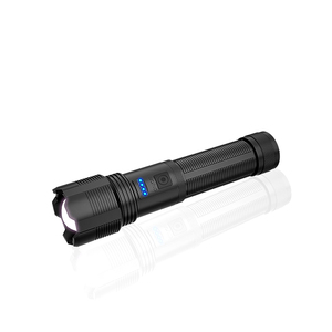 <span class=keywords><strong>Multi</strong></span>-funzionale Zoom alluminio avvertimento esterno ricaricabile torcia di emergenza Power Bank torcia impermeabile