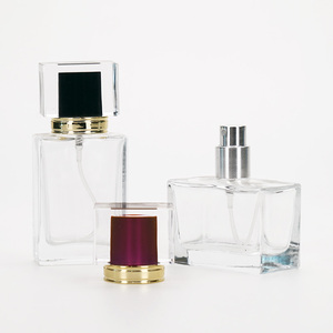 Vista Luxury Custom <strong>10ml</strong> 30ml 50ml 60ml 100ml clear Frosted Flat square <strong>Empty</strong> Glass Bottle Perfumes Bottle with Packaging <strong>Box</strong> - Product Image 5