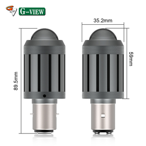 Gview H4 BA20D LED ışık sistemi 12V motosiklet LED far ile 6000K renk sıcaklığı - Product Image 2