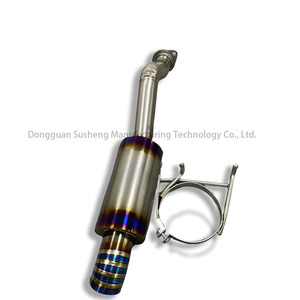 JDM High Power <strong>Burnt</strong> Muffler <strong>Tip</strong> Catback Exhaust System Compatible for Honda FD2 K20A Catback 70mm Pipe &amp;89mm <strong>Tips</strong> - Product Image 2