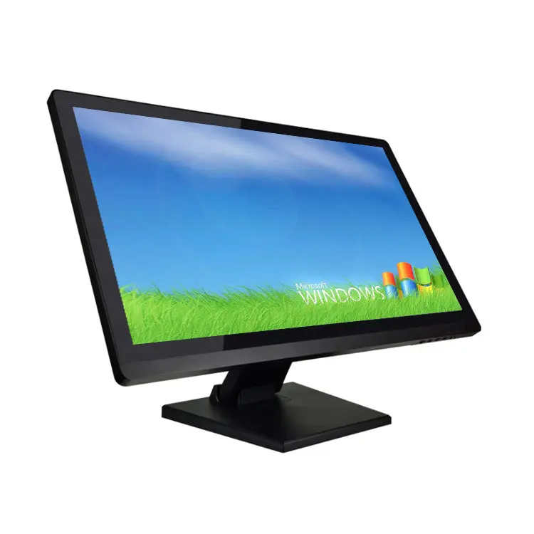 Pure flat desgin monitor desktop touch screen impermeabile da 21.5 pollici e 24 pollici
