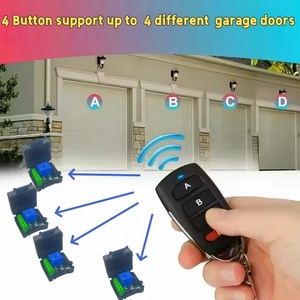 433 315 quattro canali RF telecomando universale Wireless porta Garage blocco parcheggio telecomando di sicurezza - Product Image 3