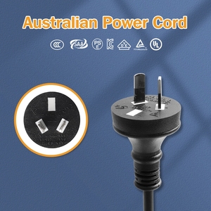 Fabrika toptan avustralya standart fiş 2 pin priz SAA ile çıplak uç  uzatma kablosu güç kablosu - Product Image 2