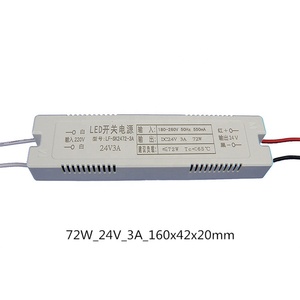 发光二极管驱动器12V 24v电源24W 36W 48W 60W 220V至DC 24v照明变压器恒源驱动器 - Product Image 3