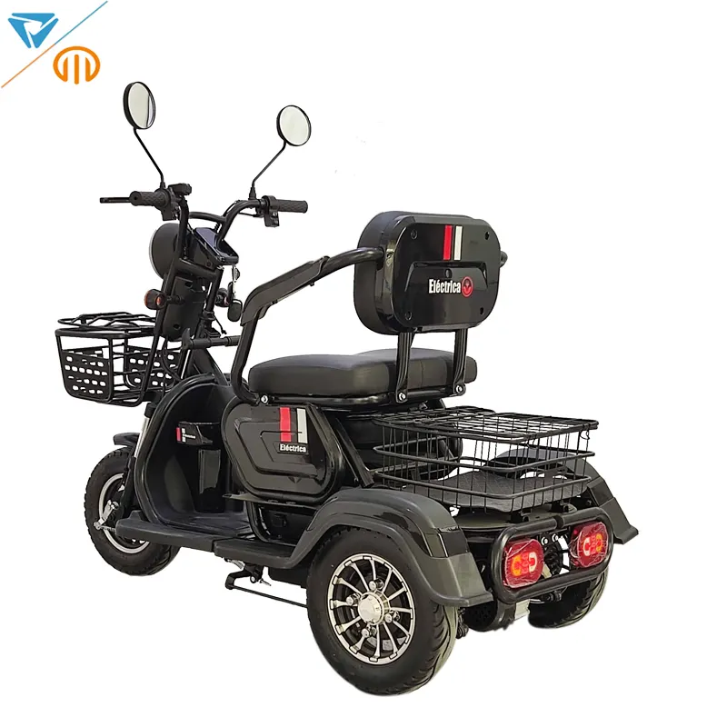 Vimode 800w 72v 3 колеса пассажирский взрослых инвалидности с padals низко скоростные электрические трициклы самокаты для пожилых людей