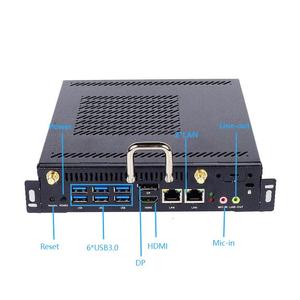 I3 i5 i7 4. Generation CPU OPS Computer 2 LAN 6 USB3.0 HD DP Dual Display Linux Ubuntu Computer Mini Ops PC - Product Image 1