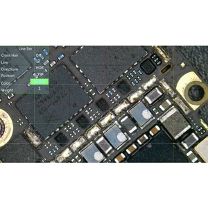 34MP 2k HDM兼容通用串行总线数字工业视频显微镜摄像机180倍C安装镜头变焦60发光二极管，用于手机印刷电路板焊接 - Product Image 6