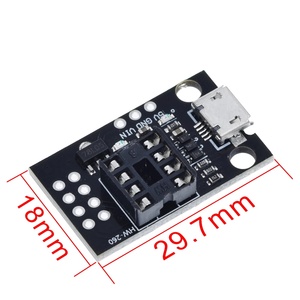 Pluggable Development Board For ATtiny13A/ATtiny25/ATtiny45/ATtiny85 Programming Editor Micro Usb Power Connector - Product Image 6