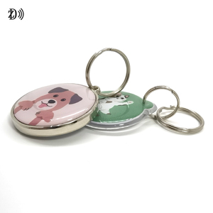 Programmier bare RFID-Tags QR-Code Runde 13,56 MHz Pet Tracking NFC-Hunde halsband Epoxy/Metall-RFID-ID-Tags mit Verpackung - Product Image 3